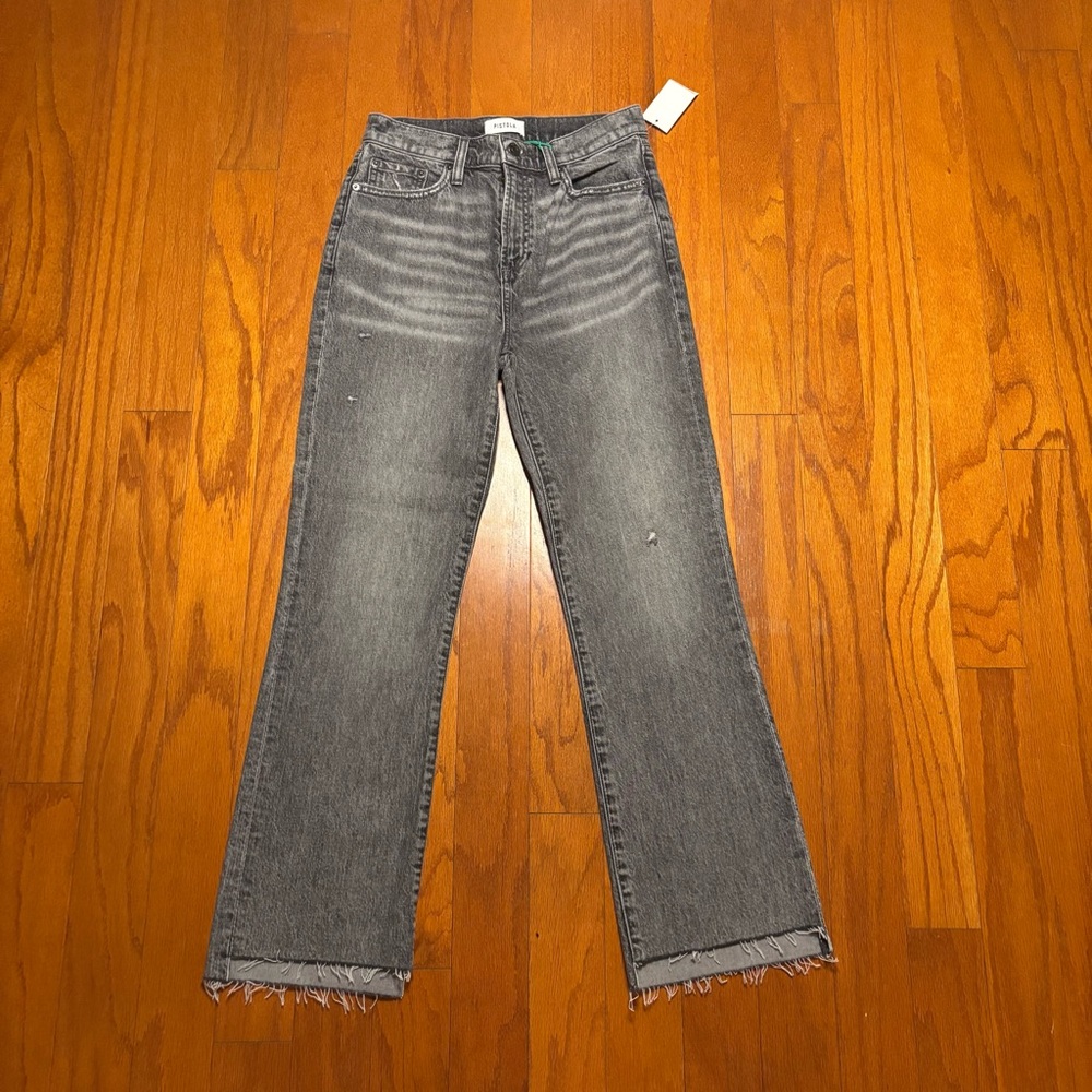 (NWT $168) Pistola Ally High-Rise Earl Grey Vintage Ankle Boot Jean size 25 - Picture 2 of 5